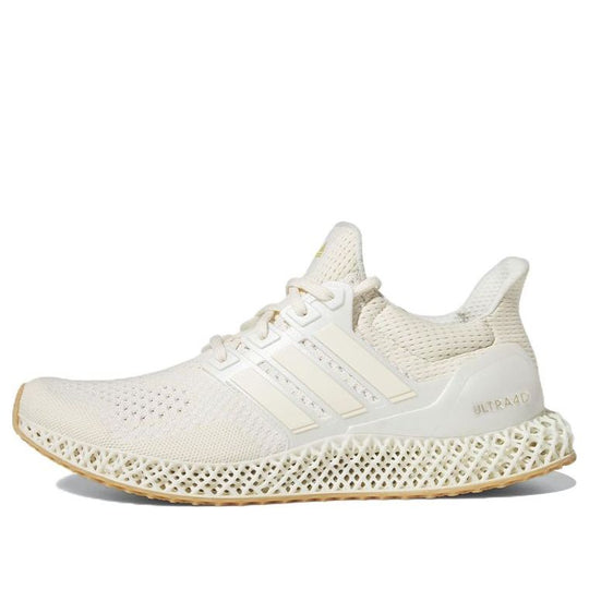 adidas Ultra 4D Running Shoes 'Wonder White Gold Metallic' HP9734