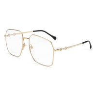 Men's Gucci Horsebit Gold Color Optical Metallic Glasses Frame Black Lens Gold Color GG0952O-002