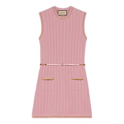 (WMNS) Gucci Boundless Overture Series GG Sleeveless Dress Pink 658350-XKBVO-6167