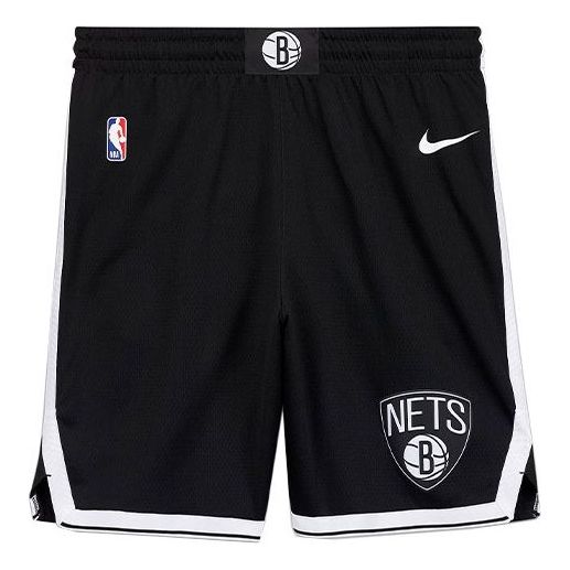 Nike NBA SW 19-20 Brooklyn Nets Icon Edition Swingman Shorts Black AJ5584-010