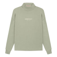 Fear of God Essentials SS22 Relaxed Mockneck Seafoam Logo FOG-SS22-155