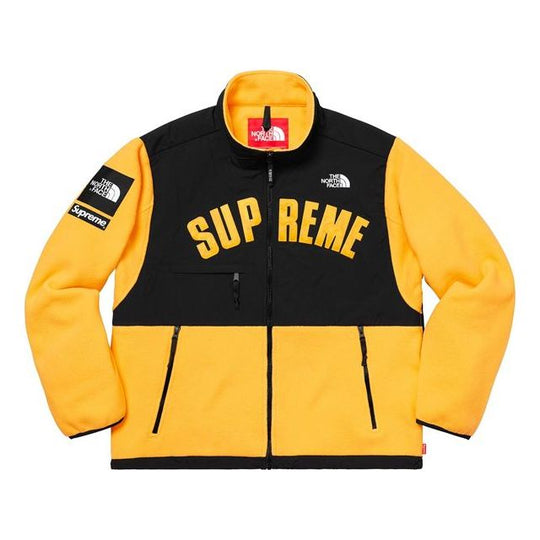 Supreme SS19 x The North Face Arc Logo Denali Fleece Jacket Yellow SUP-SS19-549