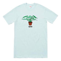 Supreme FW17 Plant Tee Pale Blue Bonsai Printing Short Sleeve Unisex SUP-SS18-671