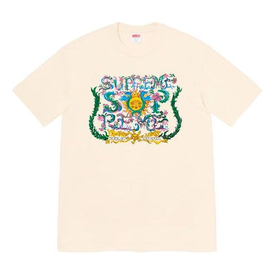 Supreme Week 1 Crest Tee T SUP-SS21-423-BEI