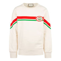 Gucci Striped Printed Pullover Long Sleeve White 475532-XJBCM-9230