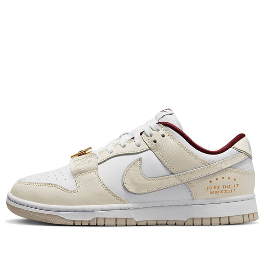 (WMNS) Nike Dunk Low SE Just Do It 'White Phantom' DV1160-100