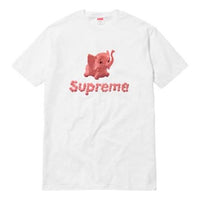 Supreme Elephant Tee White Small Printing Short Sleeve Unisex White SUP-SS17-318