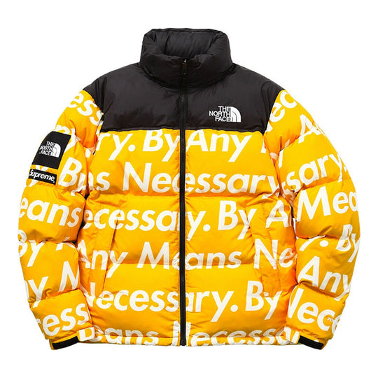 Supreme FW15 X The North Face By Any Means Nuptse Jacket 'Yellow' SUP-FW15-622