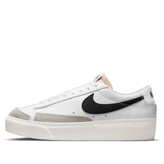 (WMNS) Nike Blazer Low Platform 'White Black' DJ0292-101