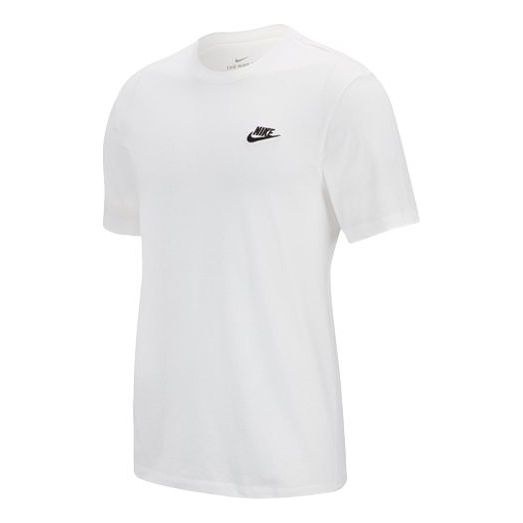 Nike Logo Pure Cotton Short Sleeve White AR4997-101