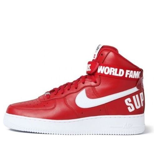 Nike Supreme x Air Force 1 High SP 'Red' 698696-610