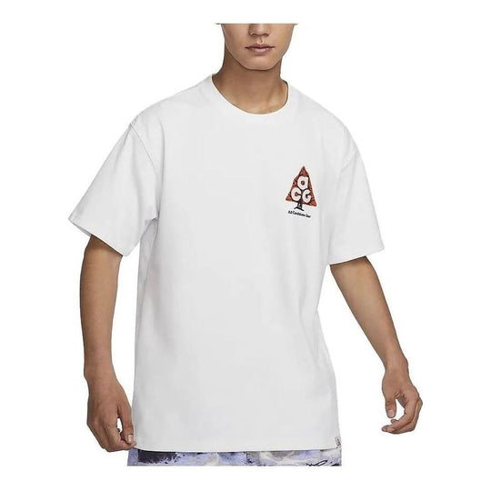 Nike ACG Wildwood Logo Short Sleeve T Shirt White FJ1132 121 SneakerSouqq