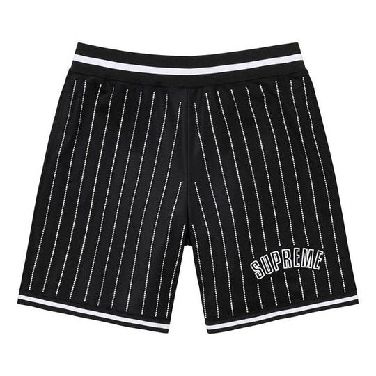 Supreme SS22 Week 16 Rhinestone Stripe Basketball Short SUP-SS22-654