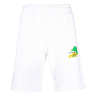 Off-White Brush Arrows Raw-Cut Shorts 'White' OMCI006S23FLE0020184