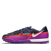 Nike Phantom GT2 Academy TF Turf Football Shoes Navy/Purple DC0803-415