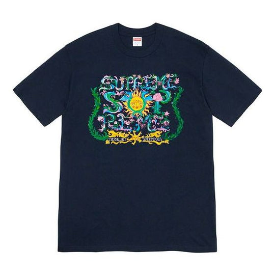 Supreme Week 1 Crest Tee T SUP-SS21-423-NAV