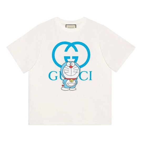 Gucci x Doraemon Oversized T-shirt 'White Blue' 616036-XJDEZ-9791