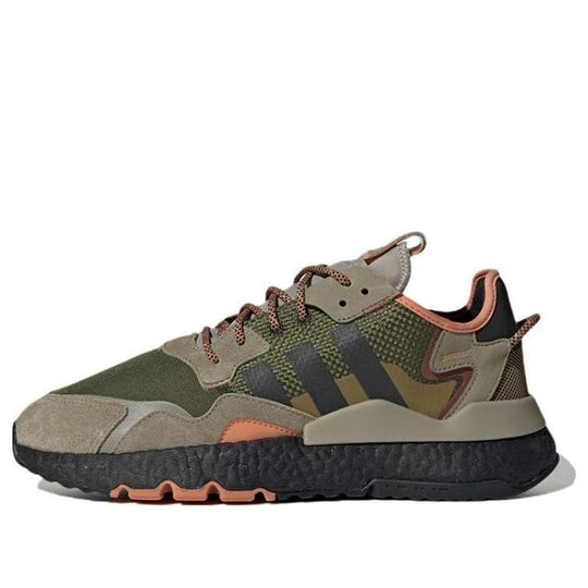 adidas originals Nite Jogger Brown Dark Green GY0018 SneakerSouqq