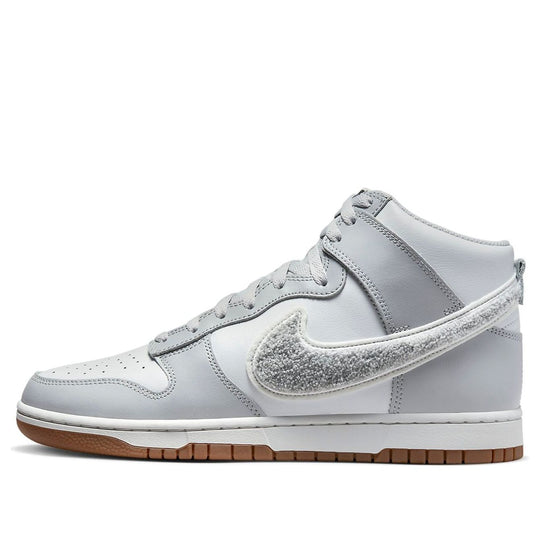 Nike Dunk High 'Chenille Swoosh - Light Smoke Grey' DR8805-003