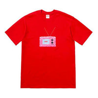 Supreme SS18 TV Tee Red Printing Short Sleeve Unisex SUP-SS18-0095