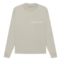 Fear of God Essentials FW22 Ls Tee smoke Logo T-Shirts ' Grey' ESSLTLE2011MJ