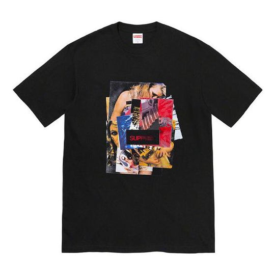 Supreme Week 1 Stack Tee Photo Printing Loose Round Neck Short Sleeve Unisex SUP-FW21-11