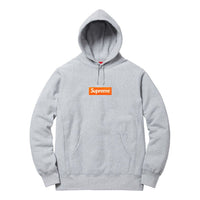 Supreme FW17 Box Logo Hooded Sweatshirt Heather Grey Bogo SUP-FW17-615