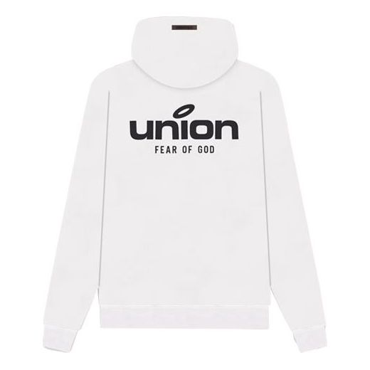 Fear of God Essentials FW21 Vintage Hoodie x Union LA 'White' FOG-FW21-097