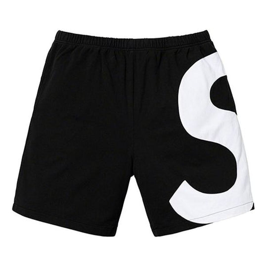 Supreme SS19 S Logo Short Side S logo Shorts Unisex Black SUP-SS19-10386