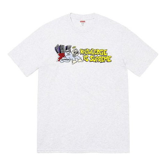 Supreme SS22 Week 1 Knowledge Tee T SUP-SS22-002-GRAY