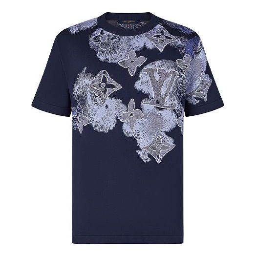 LOUIS VUITTON SS21 Water Printing Male Blue 1A8QWE