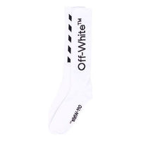 Off-White Diag Mid Length Socks 'White Black' OMRA001F21KNI0030110