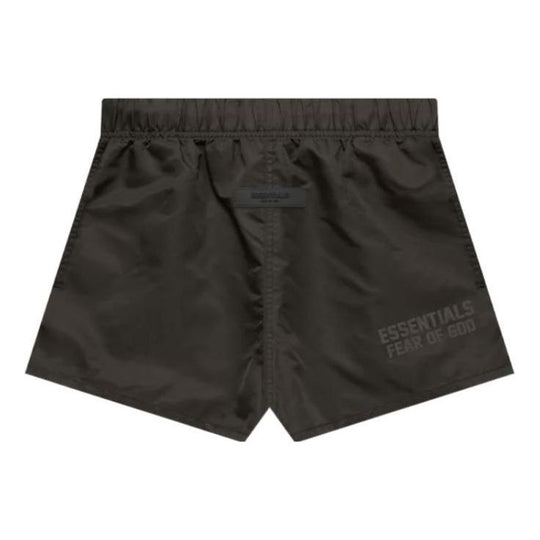 Fear of God Essentials FW22 Running Shorts Off Black FOG-FW22-704