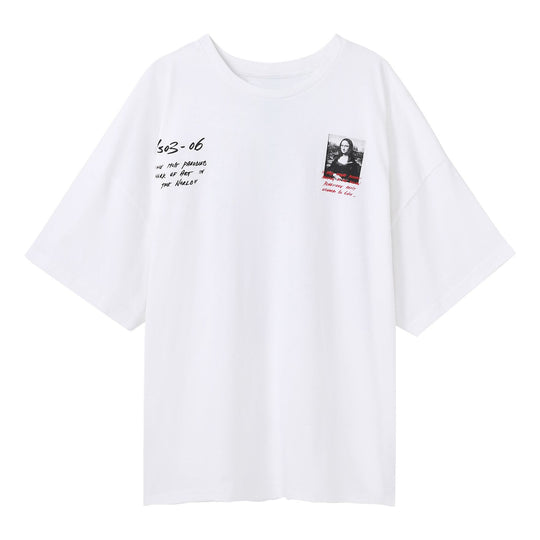 Off-White SS19 Mona Lisa Logo Print Oversize OMAA066S191850050110