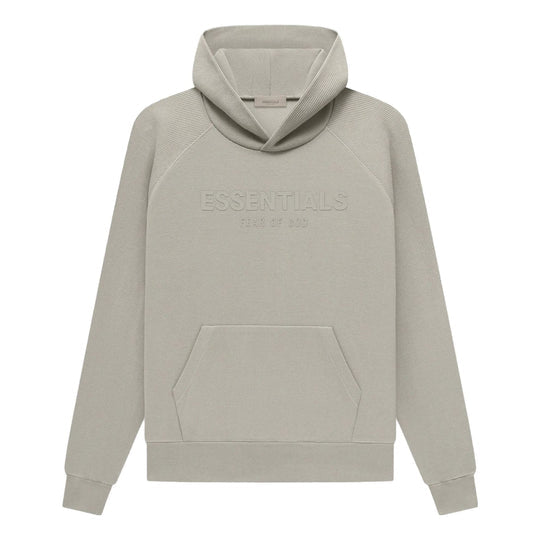 Fear of God Essentials SS23 Waffle Raglan Hoodie 'Seal' FOG-SS23-038