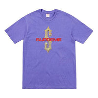 Supreme SS18 Diamonds Light Purple Tee SS18-0186