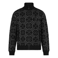 Men's LOUIS VUITTON Monogram Flowers Zipper Jacket Black 1A8H5U