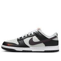 Nike Dunk Low 'Black Total Orange Mini Swoosh' FN7808-001