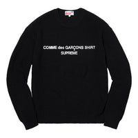 Supreme FW18 X Comme des Garcons Sweater 'Black' SUP-FW18-403