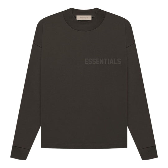 Fear of God Essentials FW22 Long Sleeve Tee Off Black FOG-FW22-911