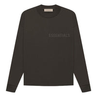 Fear of God Essentials FW22 Long Sleeve Tee Off Black FOG-FW22-911