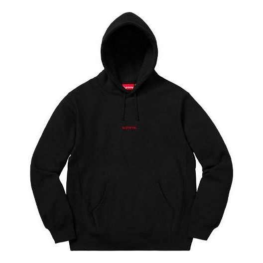 Supreme FW18 Trademark Hooded Sweatshirt 'Black' SUP-FW18-297