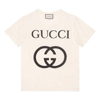 Gucci Interlock G Large Short Sleeve Unisex Creamy White 493117-X3Q35-7561