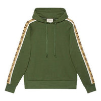 Gucci Knitted Cotton Hooded Sweater For Men Green 596230-XJBUW-3806