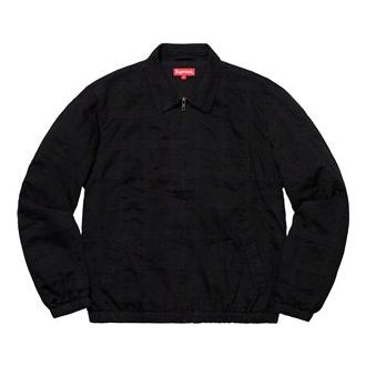 Supreme SS19 Patchwork Harrington Jacket Unisex Black SUP-SS19-074