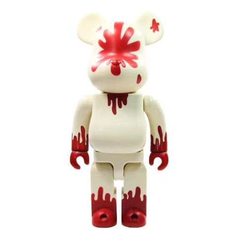 BE@RBRICK Hiroto Komoto Red White 400% HIROTOKOMOTO