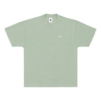 Men's Nike Lab Solo Swoosh Basic Sports Short Sleeve Light Green T-Shirt DA0321-006