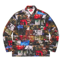 Supreme FW21 Week 1 Nas and DMX Collage Denim Chore Coat SUP-FW21-117