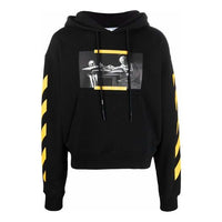 Off-White FW21 Painting Printing Unisex Black OMBB037F21FLE0111084