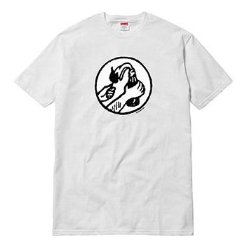 Supreme SS18 Molotov Tee White Short Sleeve Unisex SUP-SS18-0075